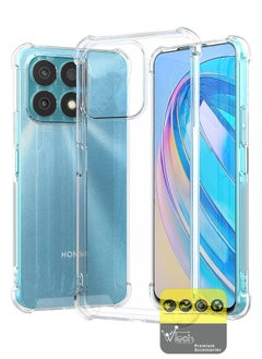 Wtech Shock Proof Transparent Hard PC Back Case Cover For Honor X8a 4G Clear  - Image 1