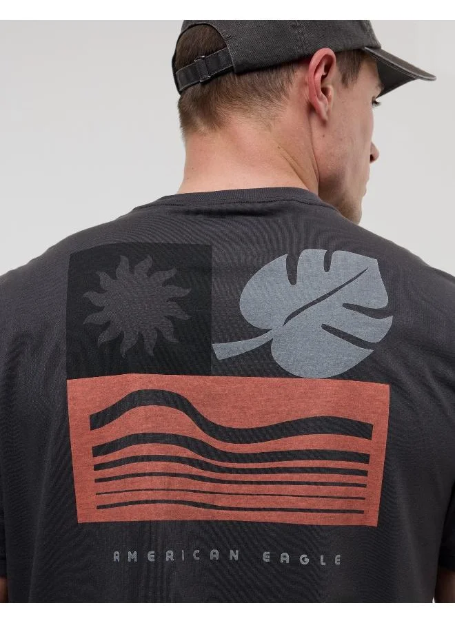 امريكان ايجل AE 24/7 Graphic SPF T-Shirt