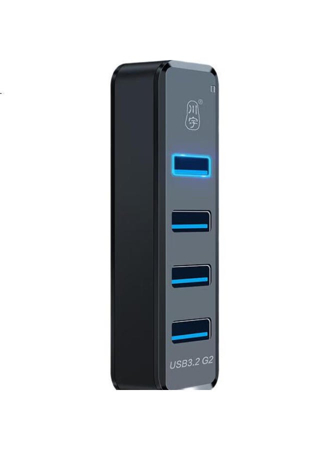 Chuanyu Type-C 3.2 Gen2 Hub, 10Gbps High-Speed Expansion Dock Cable, 4-Port Hub, One-To Multi-Port Converter With Type-C Power - Image 2