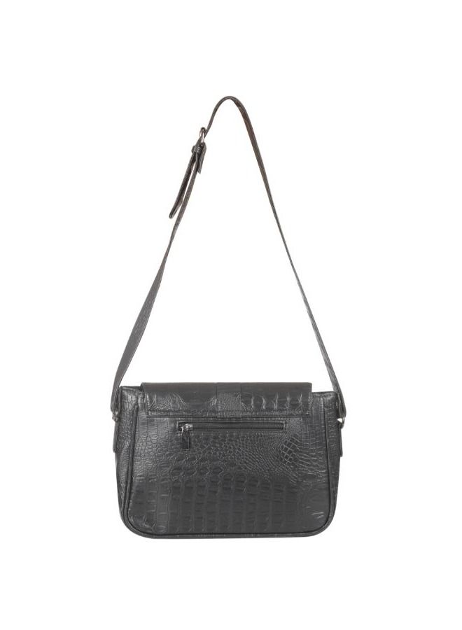 Mounthood Medusa Messenger Bags Grey Pu Leather Set Of 1 - Image 4