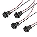 TOMALL T10 W5W 194 Bulbs Sockets PreWired Connector Pack of 4 - Image 2