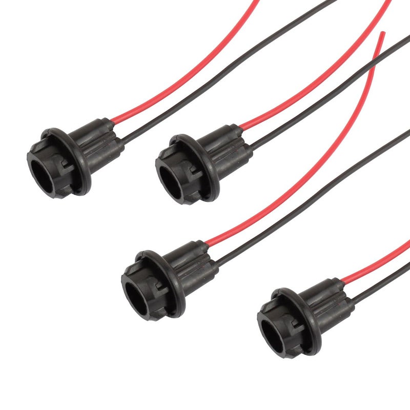 TOMALL T10 W5W 194 Bulbs Sockets PreWired Connector Pack of 4 - Image 3