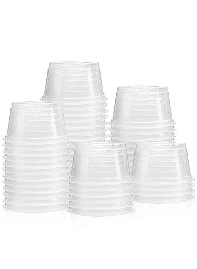 SunGrow Reusable Gecko Food & Water Cups, 50 Pcs, 0.5 Oz Recyclable Plastic Bowls, Fits Small Stands & Feeders, Durable & Easy To Clean, Ideal For Reptiles  In Resealable Bag - Image 2