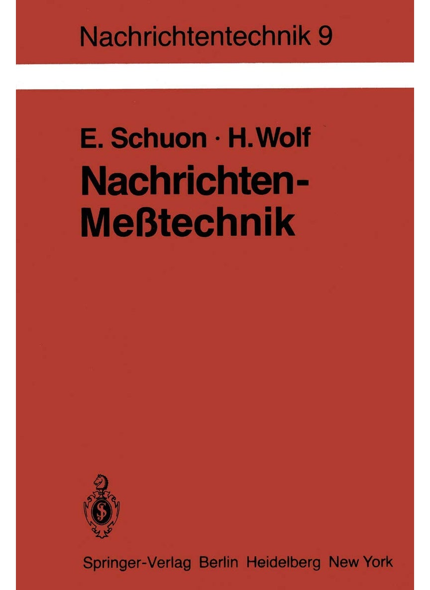 Nachrichten-Meßtechnik: Prinzipien, Verfahren, Geräte 