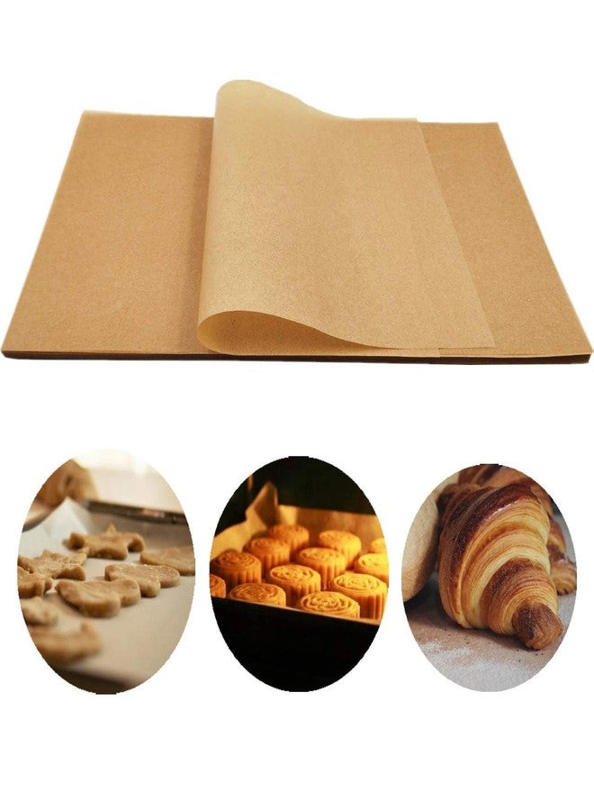 ToYooZe Fresh Butter Paper for Packing Wrapping Food Baking Cake, Sandwich Burger Pizza,Non Sticky Paper for Wrapping of Roti & Parchment Paper|Food Grade Brown| 8 X 8 Inch (100 Sheets) - Image 5