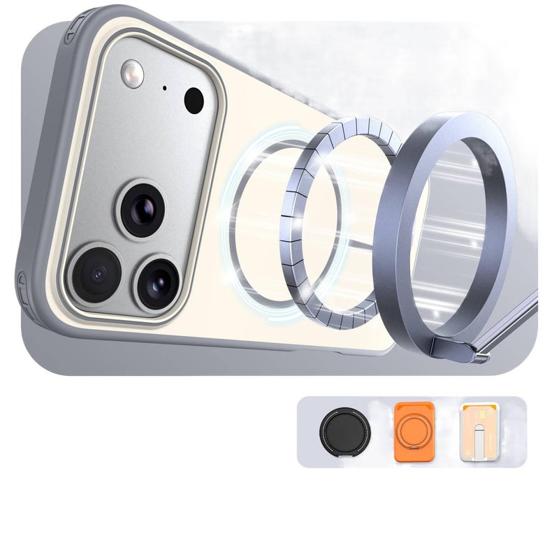 MS TPU+PC MagSafe Case for iPhone 15 / 15 Plus / 15 Pro / 15 Pro Max with Skin Feel and Full Coverage plus Shockproof plus Strong Magnetic plus Drop Protection in Black - Image 4