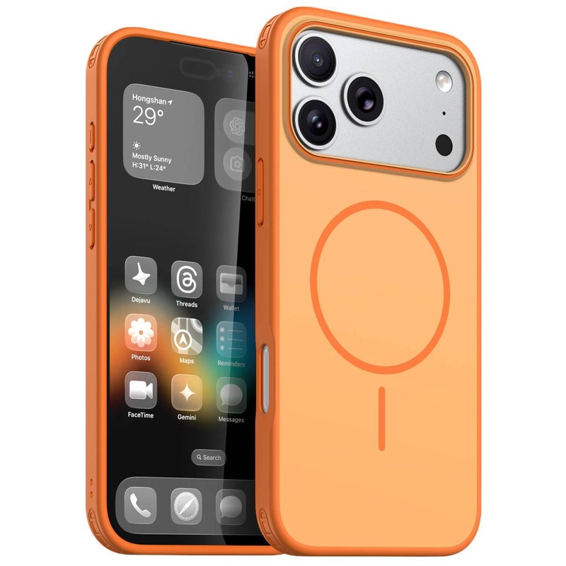 MS TPU+PC MagSafe Case for iPhone 15 / 15 Plus / 15 Pro / 15 Pro Max with Skin Feel and Full Coverage plus Shockproof plus Strong Magnetic plus Drop Protection in Black - Image 5