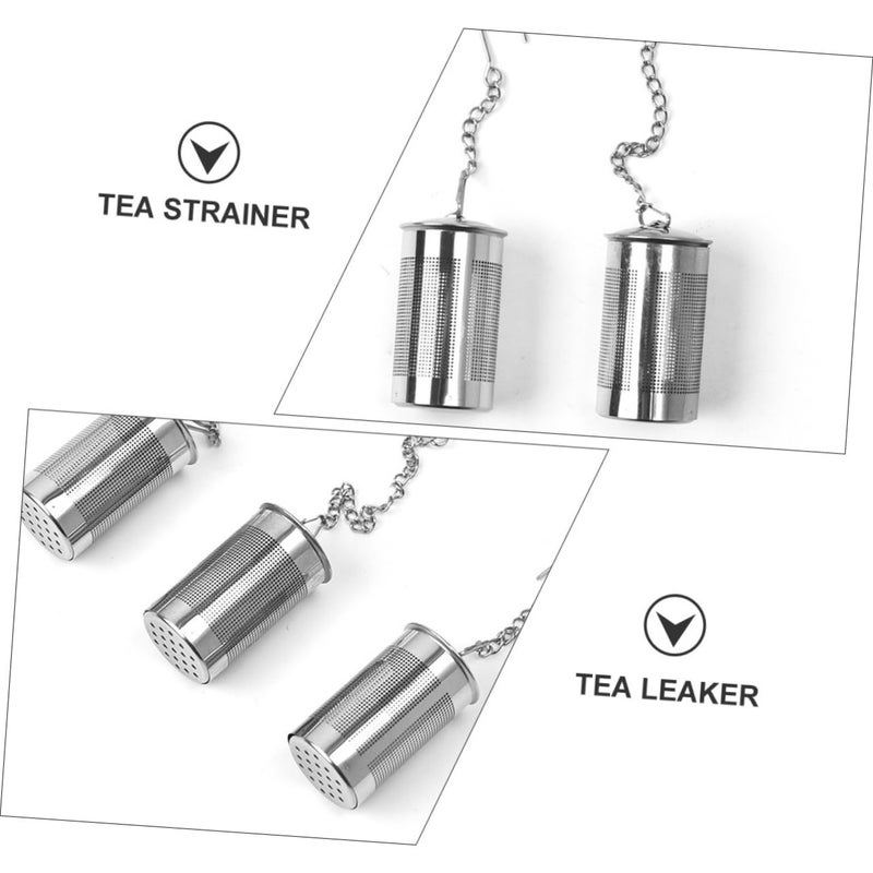 6 Pcs Stainless Steel Tea Infuser Strainer Filter Set For Home And Office Use - Image 4