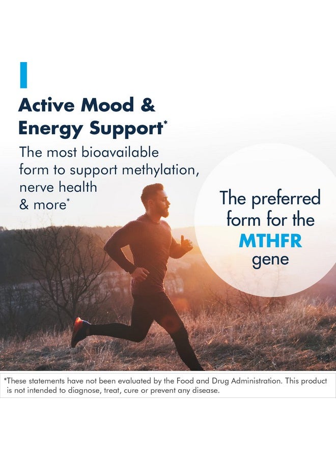 MethylPro - 1Mg Lmethylfolate Prenatal Vitamin & Mood Support Folate 1000 Mcg Moderate Dose 5Mthf Methyl Folate Supplement For Women And Men Vegan Nongmo + Hypoallergenic (90 Capsules) - Image 1