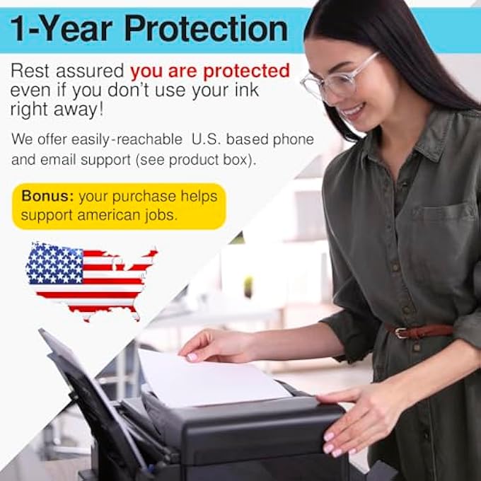 COMPATIBLE INK CARTRIDGES REPLACEMENT FOR HP 564XL FOR PHOTOSMART 5510 5520 6510 6520 6525 7510 7520 7525 B8550 C6380 D7560 PREMIUM C309A C410 OFFICEJET 4620 DESKJET 3520 (5 PACK) - Image 3