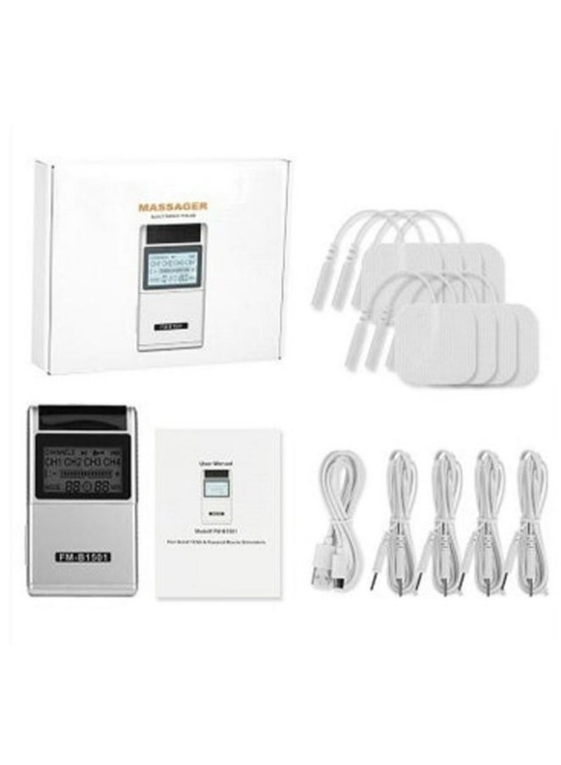 KHAJUL TENS Low Frequency Pulser Physiotherapy Device - Muscle Stimulator + Back Pain Relief and Management (Includes Electrode Pads)  - Image 1