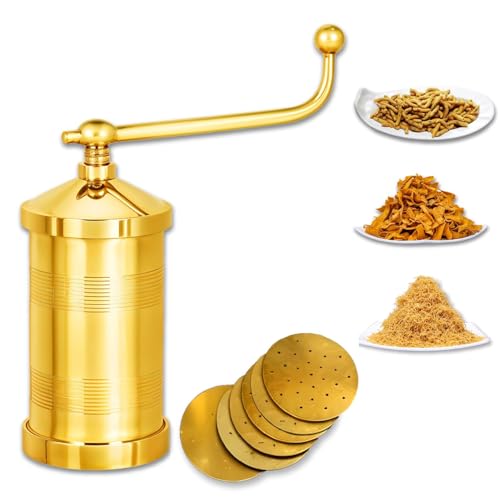 Nutrion Pure Kerala Sevanazhi Chakli Press/Sancha/Murukku/Gathiya/janthikulu/Idiyappam Maker Machine with Free 6 Different Jalis - Image 3