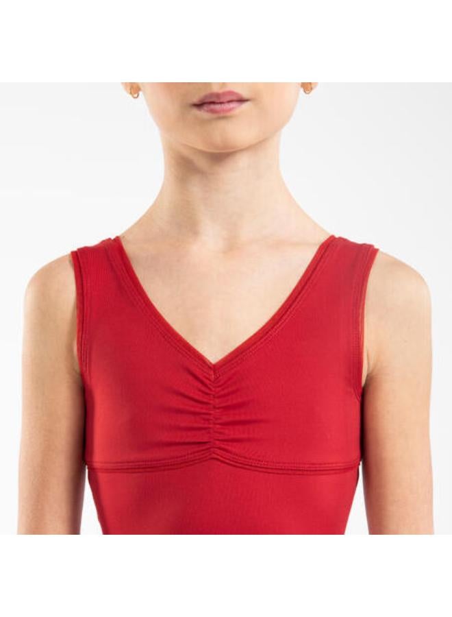 STAREVER Girls' Ballet Leotard - Red  - Image 2
