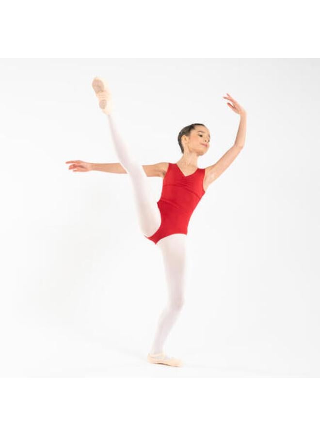 STAREVER Girls' Ballet Leotard - Red  - Image 4