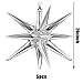 BANBALLON 5 Pack 12 Point Foil Cone Balloons Starburst Cone Mylar Balloons Large Explosion Star Balloon for Wedding Party Photo Booth Decoration Supplies Silver - Image 4