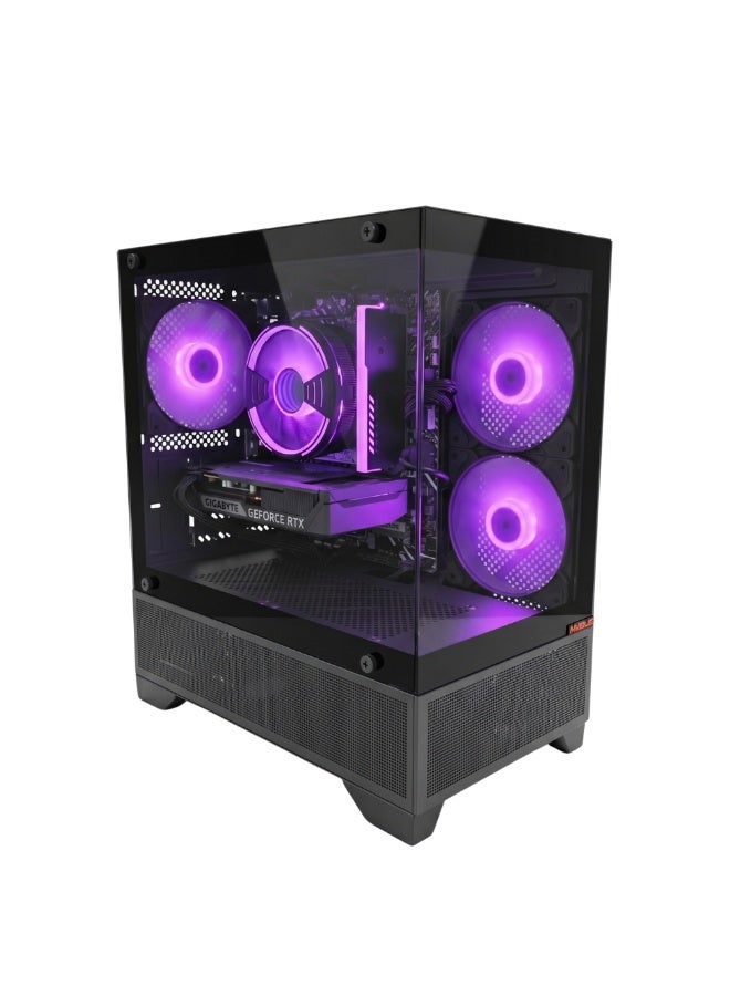 ميكس إل زد ميكس إل زد جيمنج بي سي G4MATX ECO مع معالج Core i5-14400F وكرت RTX 5060 وذاكرة 16 جيجابايت رام وقرص 500 جيجابايت