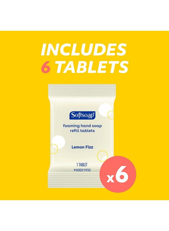 Softsoap Hand Soap Tablets Foaming Hand Soap Refill Tablets Lemon Fizz 6 Tablets - Image 3