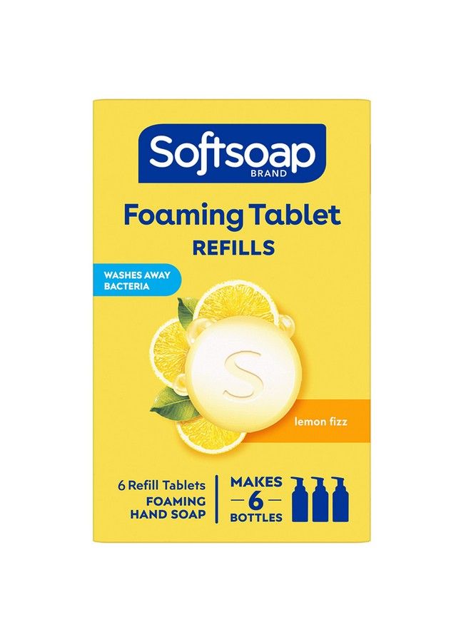 Softsoap Hand Soap Tablets Foaming Hand Soap Refill Tablets Lemon Fizz 6 Tablets - Image 2