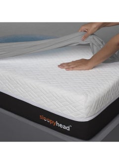 Sleepyhead Sleepyhead Bamboo Terry Waterproof Mattress Protector; 78 x 48 (Double Size; Grey)  - Image 3