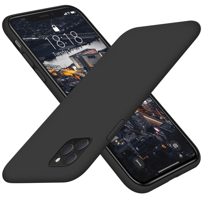 DTTO Compatible with iPhone 11 Pro Case Romance Series Full Covered Silicone Cover Enhanced Camera and Screen Protection with Honeycomb Grid Cushion for iPhone 11 Pro 58 2019Black - Image 2