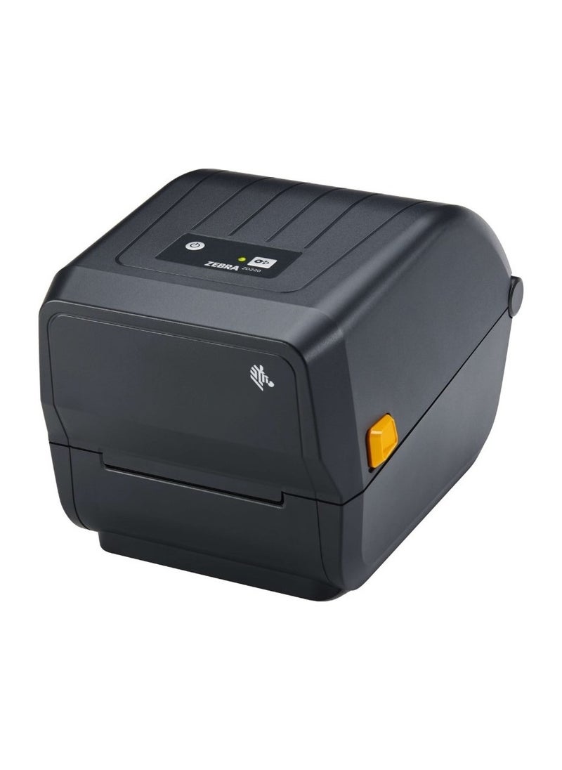 ZEBRA [ZD220T] Barcode Label Printer | Direct Thermal | Thermal Transfer | Resolution 203DPI | USB | Width up to 4 inch | Reliable | Quality Printing That Matches Your Budget Black  - Image 1