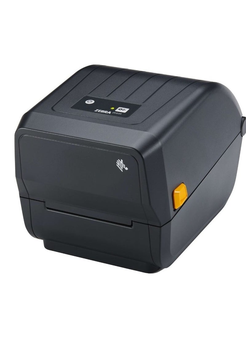 ZEBRA [ZD220T] Barcode Label Printer | Direct Thermal | Thermal Transfer | Resolution 203DPI | USB | Width up to 4 inch | Reliable | Quality Printing That Matches Your Budget Black  - Image 3
