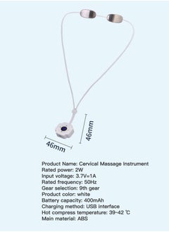 Sharpdo Hanging Neck Massager Portable Cervical Massage Instrument with Heat 9 Levels Smart Neck Pendant Relieve Neck Discomfort  - Image 5