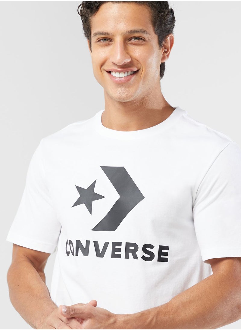 CONVERSE - Standard Fit Center Front Large Logo Star T-Shirt - Image 1
