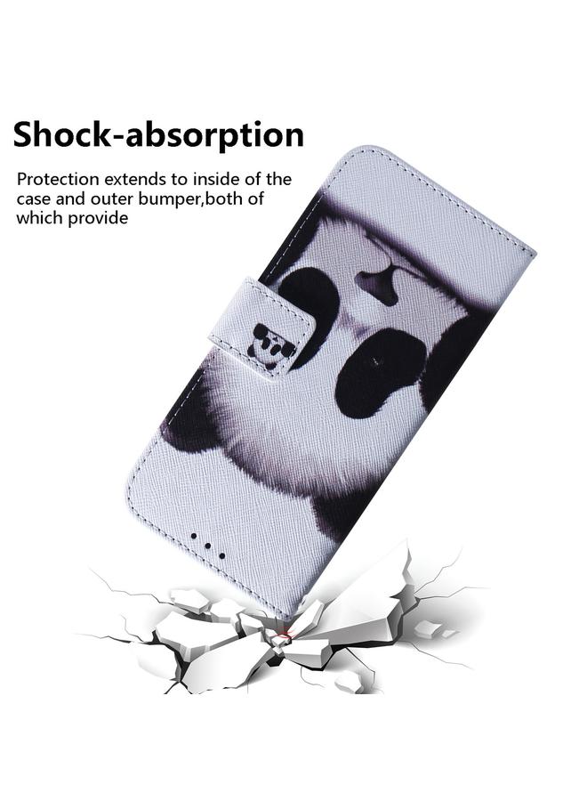 زبون جراب هاتف Honor 80 من الجلد القابل للطي برسومات ملونة - Image 5