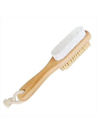 Foot Natural Bristle Brush & Pumice Stone Combo W/Rope wooden handle - Exfoliator Pedicures Calluses Remover - Smoother Body skin, feet, elbow Scrubber for Massage SPA Sauna and more - pzsku/Z19C77C19CE4740762002Z/45/_/1686636378/96edc420-05e7-4767-9168-4dd1c2bebef2