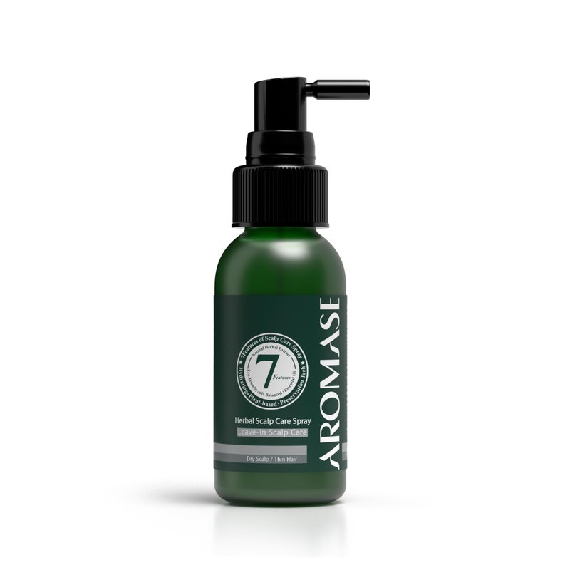 AROMASE Herbal Scalp Care Spray ideal for dry scalp type with thinning hair dandruff hair loss and sensitive scalp 406 Fl Oz