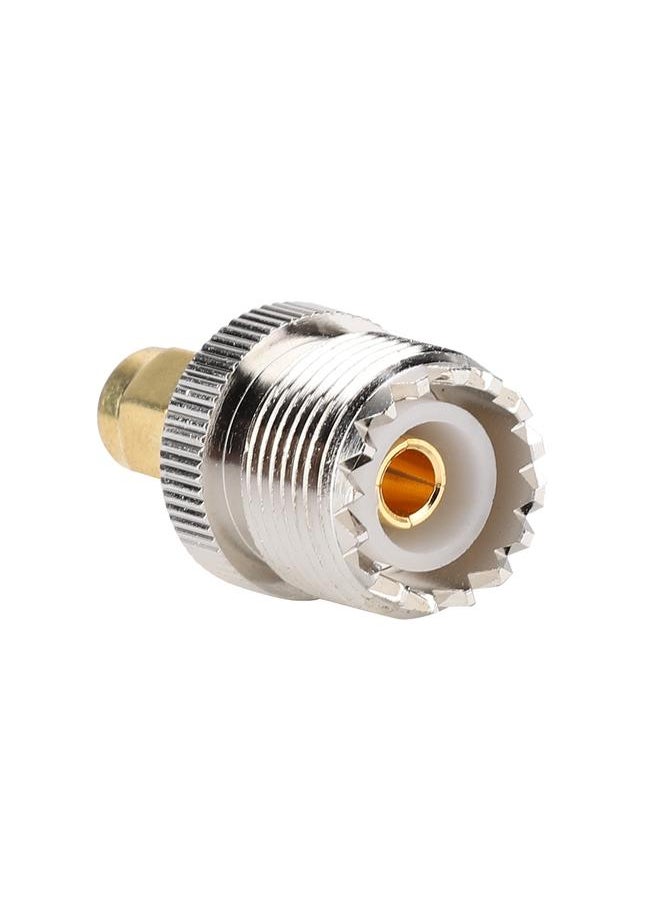 Thoraya - 2PCS SMA Plug Male to UHF Jack Female Adapter with Nickel-plated Brass Connector - Image 1