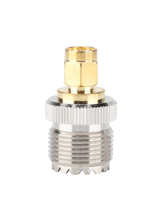 Thoraya - 2PCS SMA Plug Male to UHF Jack Female Adapter with Nickel-plated Brass Connector - Image 1