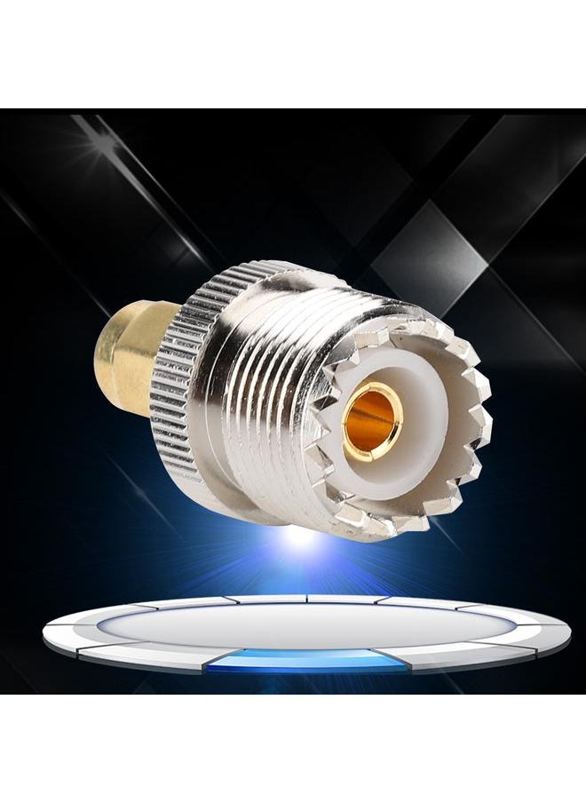 Thoraya - 2PCS SMA Plug Male to UHF Jack Female Adapter with Nickel-plated Brass Connector - Image 1
