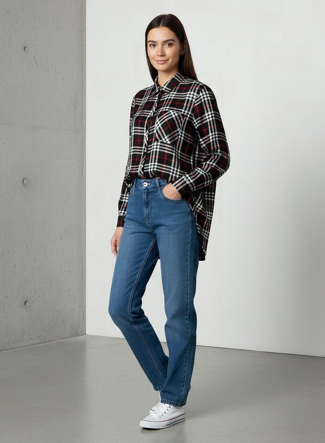 Lee Cooper Regular Fit Checked Shirt - Image 2