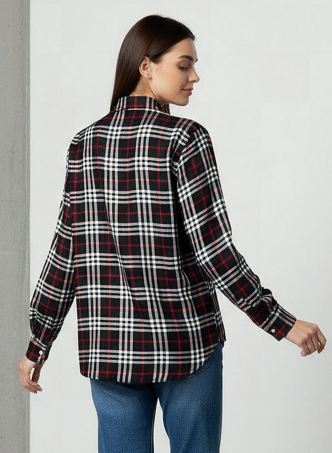 Lee Cooper Regular Fit Checked Shirt - Image 3