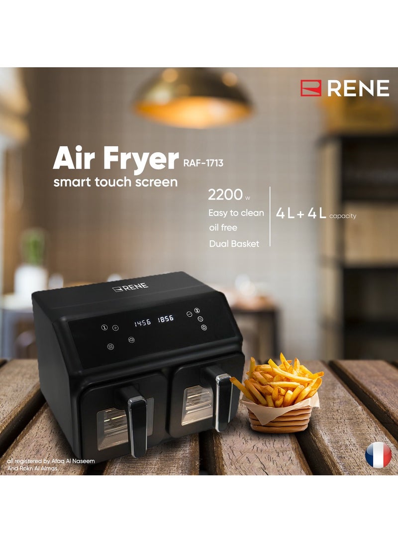 Rene Air fryer with smart touch screen 8 L