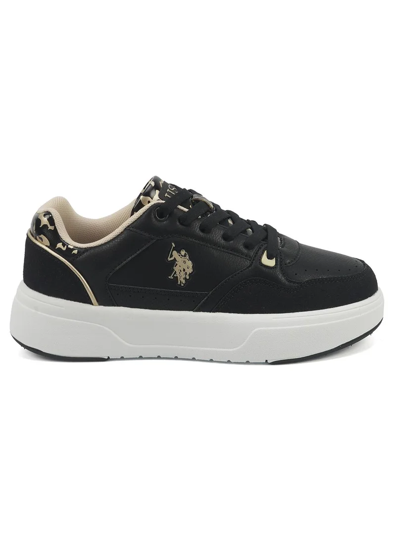 Women's Black Sneakers - Bold Rugged Style with Durable Sole for Outdoor Wear
