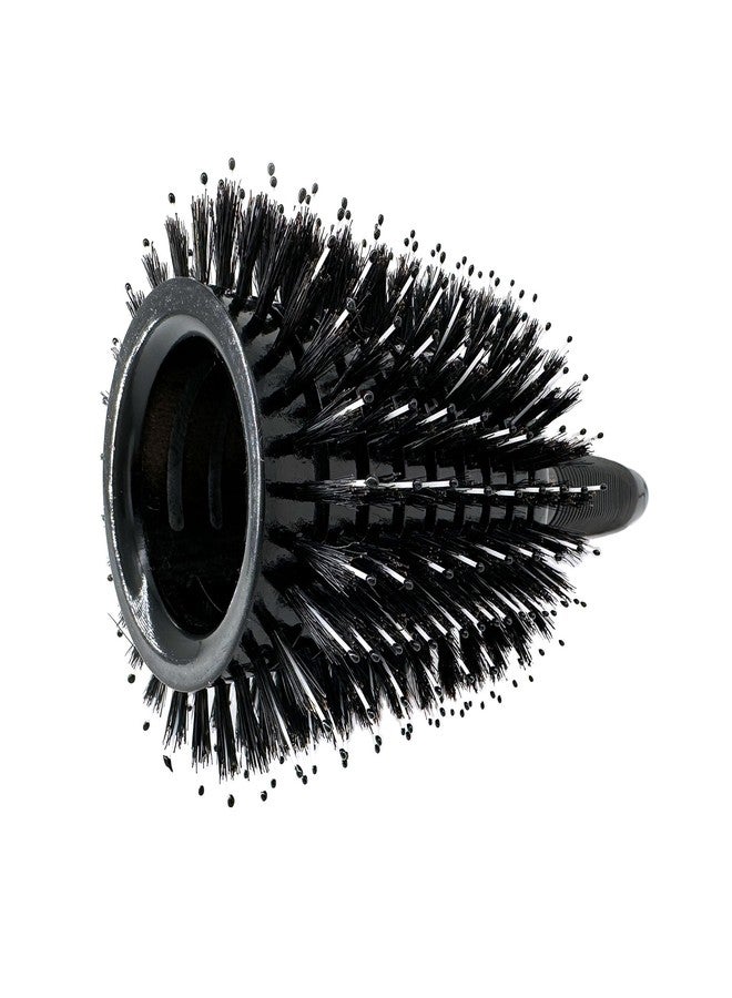 Phillips Brush Luxe Monster Vent 2 Poly-Tipped Professional Hair Brush (4” Diameter Barrel) - Black & Rose Gold Vented Hairbrush, Mixed Boar Hair & Poly-Tipped Nylon Bristles - Image 2
