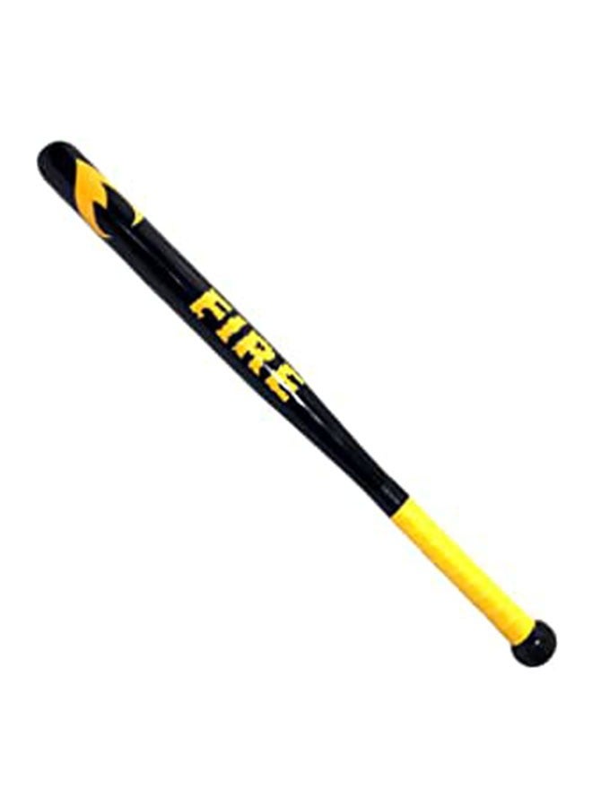 مضرب بيسبول مصنوع من خشب الزان - ناري - أسود - 80 سم - Image 1