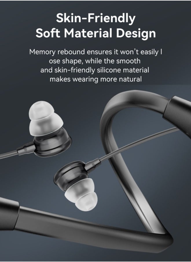 Jccgoo - Neckband Bluetooth Hearing Aids with 16-Channel DSP Chip, Clear Sound, Comfortable Fit, Supports Calls & Music, Up to 100h Standby - Image 1