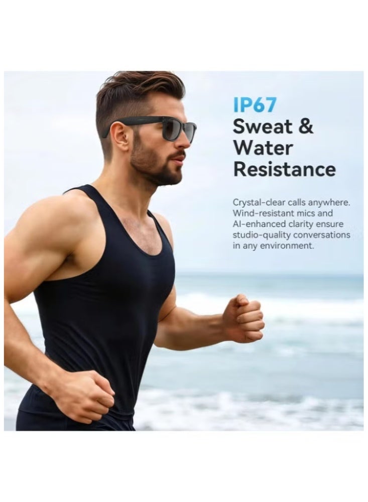 BLAZINGLY Smart Recording Glasses with AI Assistant, 16GB Storage, Dual Mics, Noise Cancellation, Long Battery - Image 4