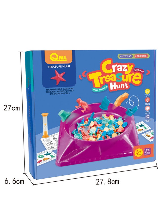 لعبة البحث عن الكنز المجنونة للأطفال، لعبة سطح مكتب للتعليم المبكر، تفاعل الوالدين والطفل، تركيز الطفل، لعبة معرفية عابرة للحدود