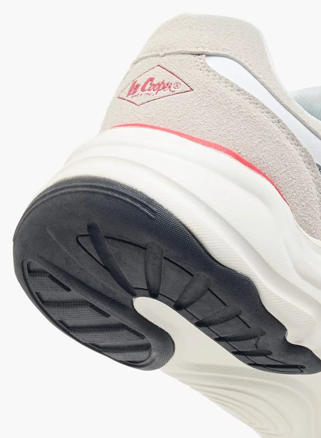 Lee Cooper Men's Panelled Lace-Up Sneakers