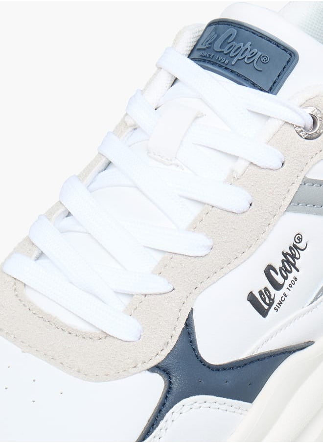 Lee Cooper Men's Panelled Lace-Up Sneakers  - Image 4