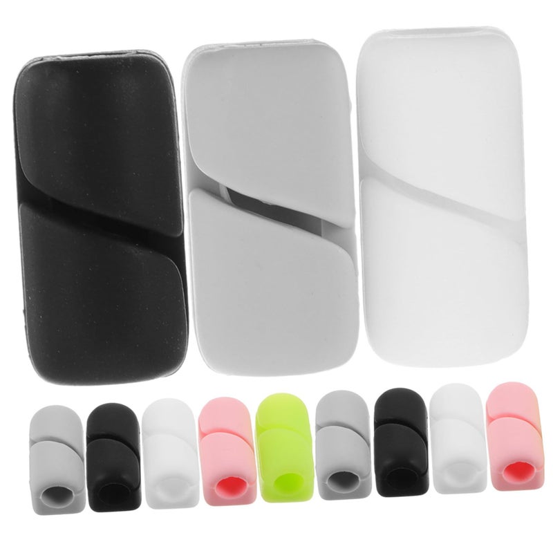 Cable Holder Kit 12pcs Cord Organizers Self Adhesive Wire Management Tray 2 4x1 2x1 2cm Assorted Color - Image 2