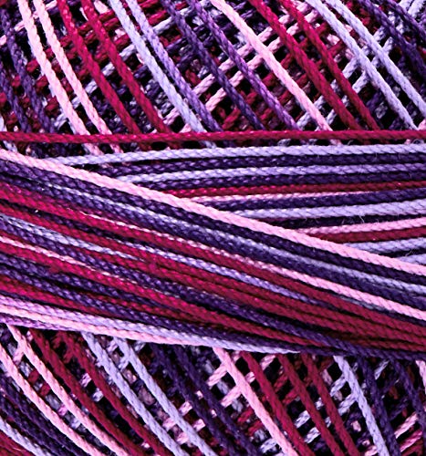 Handy Hands Lizbeth Egyptian Cotton Crochet Thread, Tatting Thread, and Knitting Thread Lace Size 10 (25 Grams 122 Yards) – HH10129, Purple Splendor - Image 2
