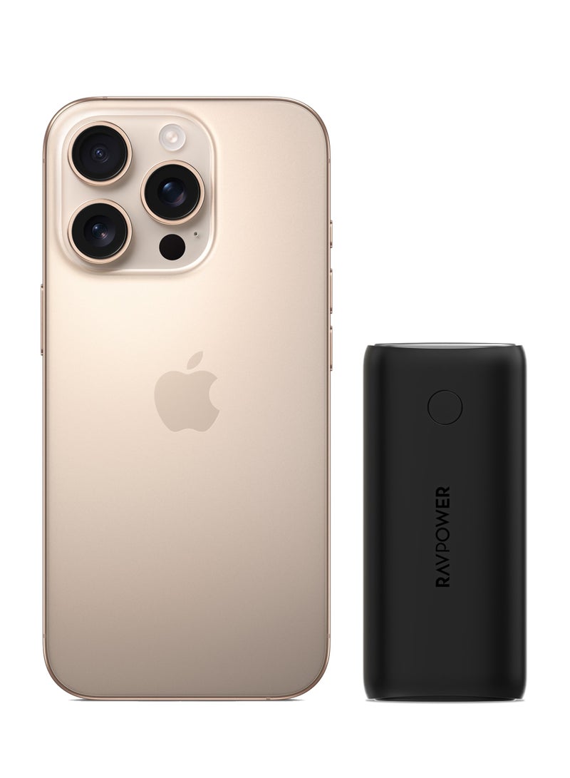 راف باور RAVPower 10000mAh 30W بنك طاقة مزدوج USB PD - أسود - Image 5