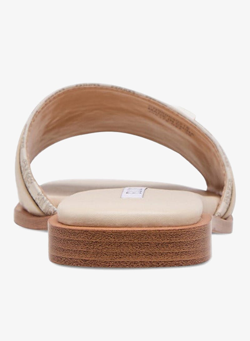 ايل صنادل نسائية مسطحة سهلة الارتداء بطبعة زهور - Image 5