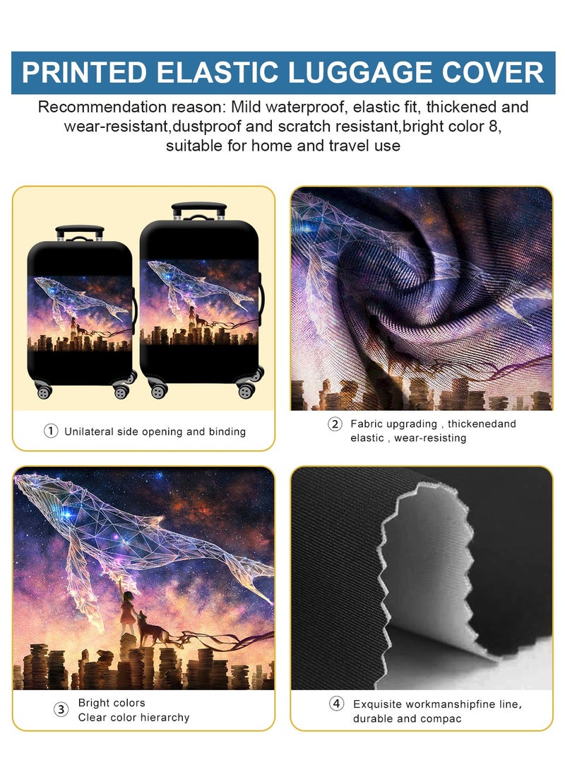 URbazaar Elastic Travel Luggage Cover Travel Suitcase Protective Cover for Trunk Case Apply to 18-30 inch luggage Suitcase Cover  - Image 5